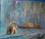  "The icebreaker "Lenin" und the polar bear"