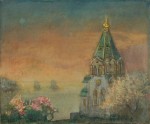 Artist Sergey Opuls - Painting "Nikolsky skete on Valaam. Lilac"