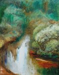 Artist Sergey Opuls - Painting "Sestra-river near the Beaverstreet in Kuokkala"