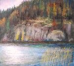 Artist Sergey Opuls - Painting "The border cliff. Hannila"
