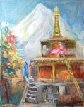 Artist Sergey Opuls - Painting "Memories of Tibet"