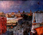  "Nevsky Prospekt von der Nappelbaums Dachwohnung"