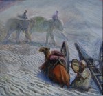 Artist Sergey Opuls - Painting "Silk road. Karawane"