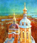 Artist Sergey Opuls - Painting "The autumn fortress - St.Petersburg"
