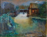 Artist Sergey Opuls - Painting "Mill on the River Black"