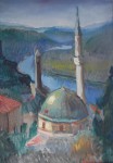 Artist Sergey Opuls - Painting "Mosque in Pochitel"