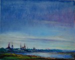Artist Sergey Opuls - Painting "V. Ustyug. Dawn on the Sukhona River"
