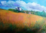 Artist Sergey Opuls - Painting "Lithuanian rye field"