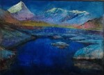 Artist Sergey Opuls - Painting "Dawn on Lake Merzbacher"