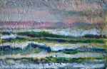 Artist Sergey Opuls - Painting "Dawn on the sea"
