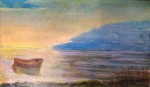 Artist Sergey Opuls - Painting "Peter the Great's boat on Pleshcheyevo Lake"