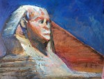 Artist Sergey Opuls - Painting "The Sphinx is waiting for you"