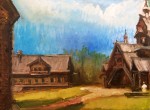 Artist Sergey Opuls - Painting "Noon. Manor Bogoslovka"
