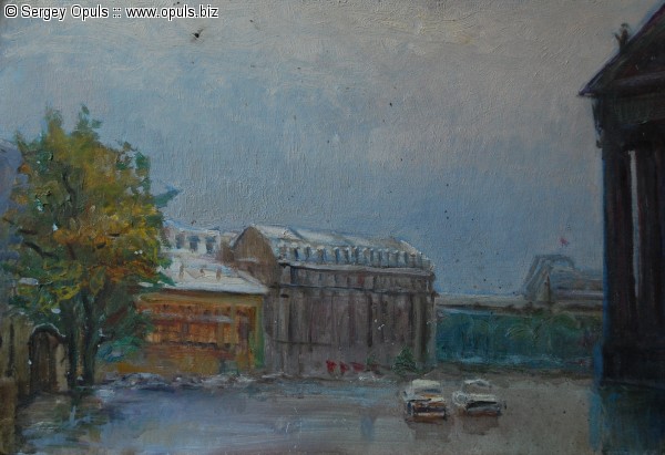 Дождь на Исаакиевской площади