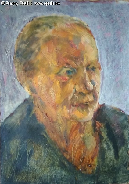 Анна Степановна Рябова - бабушка художника