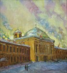 Artist Sergey Opuls - Painting "Konyushennaya church. February 1837"