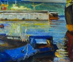 Artist Sergey Opuls - Painting "Ship repair"
